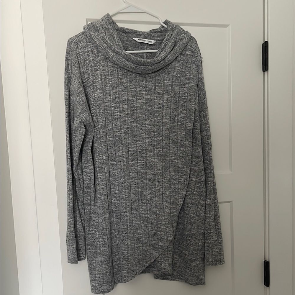 Sonoma Heather Gray Turtleneck Sweater